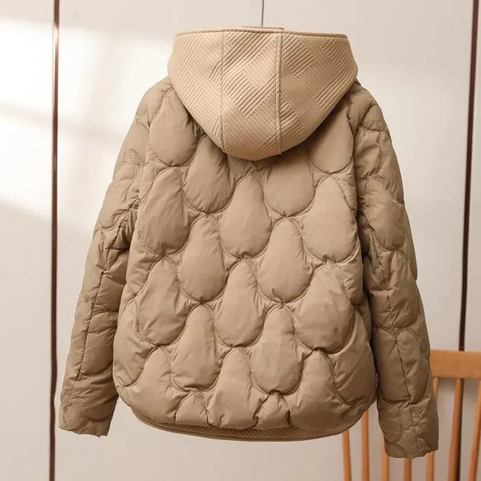 Elena - Daunenpufferjacke mit Kapuze