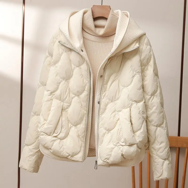 Elena - Daunenpufferjacke mit Kapuze
