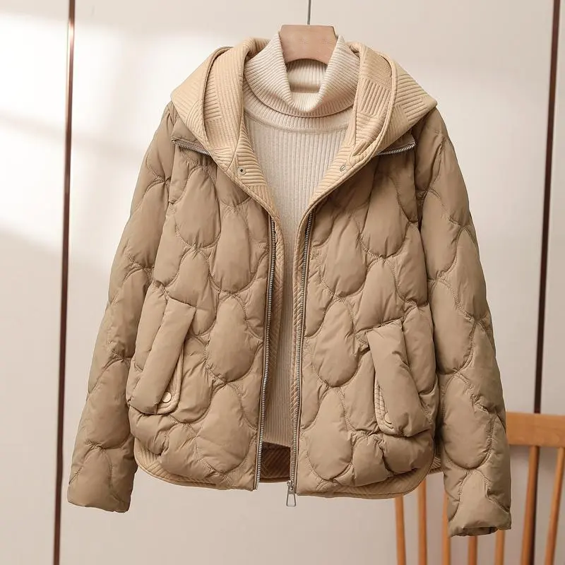 Elena - Daunenpufferjacke mit Kapuze