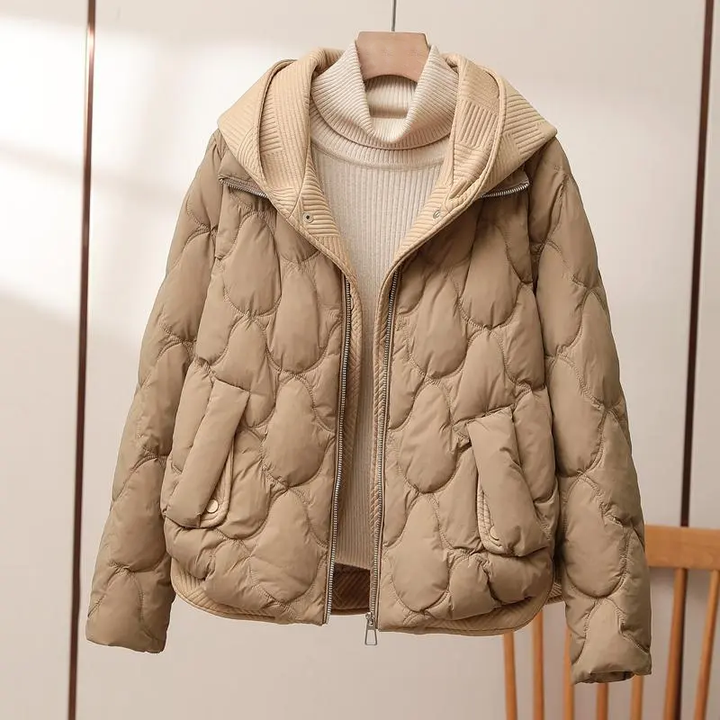 Elena - Daunenpufferjacke mit Kapuze