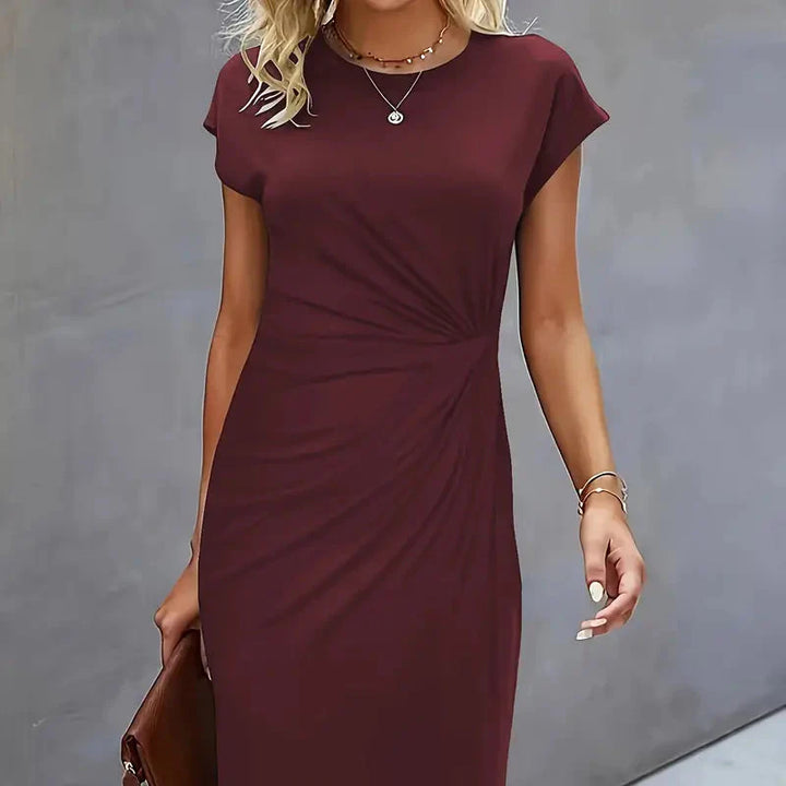 Midi-Kleid Damen Tailliert