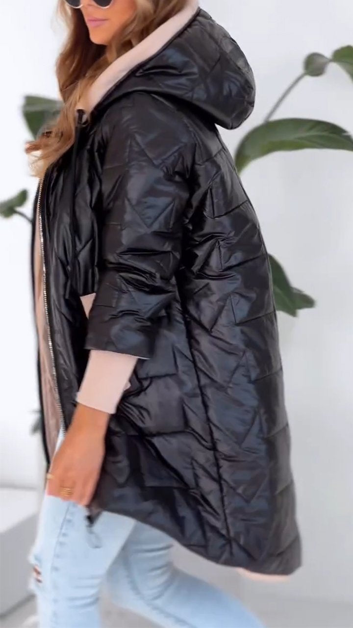 Ella - Wattierte Jacke mit Reißverschluss