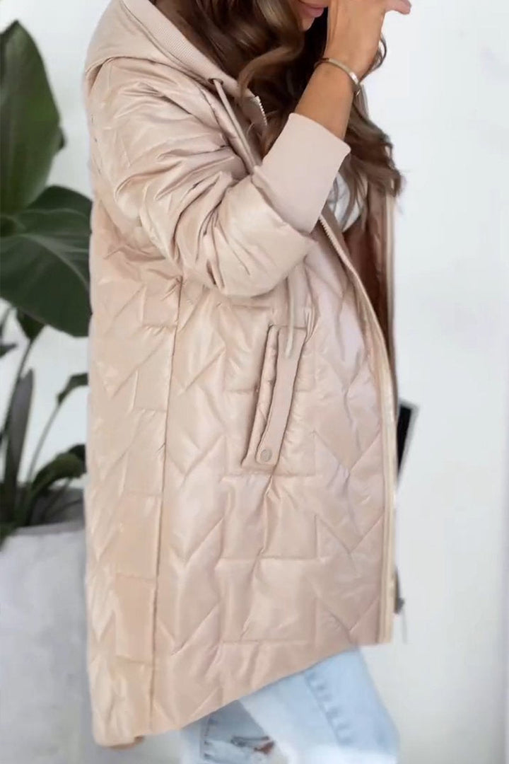 Ella - Wattierte Jacke mit Reißverschluss