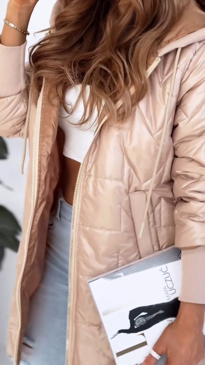 Ella - Wattierte Jacke mit Reißverschluss