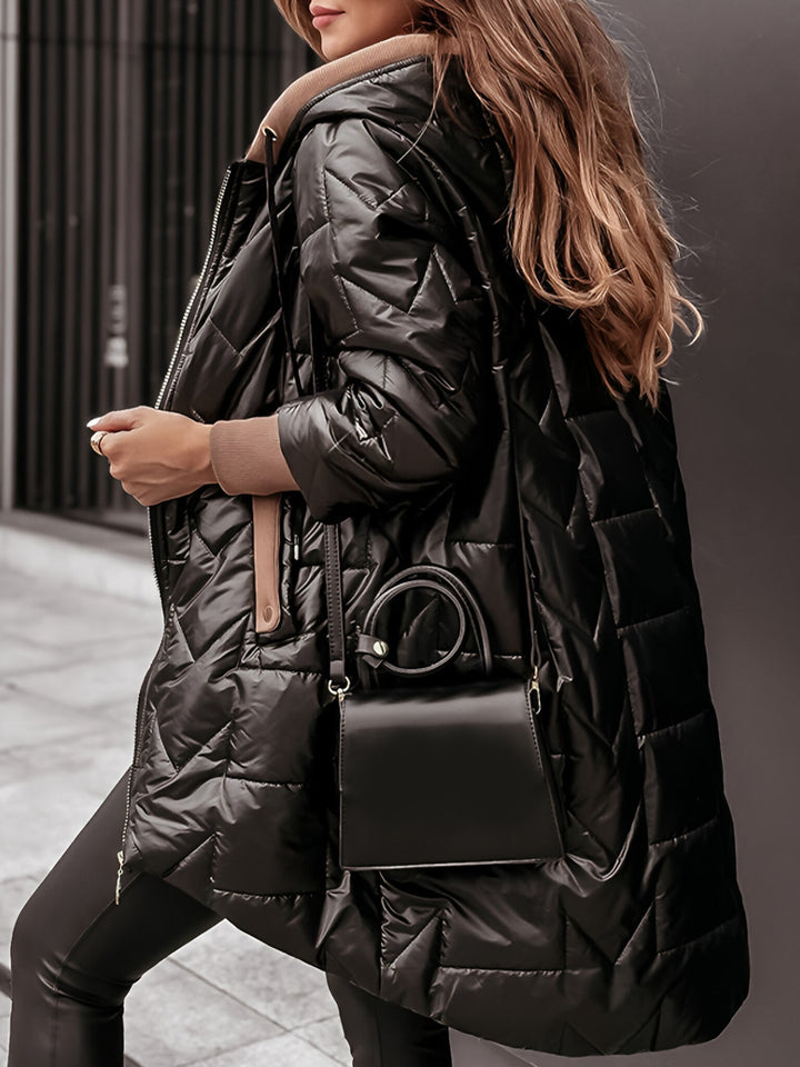 Ella - Wattierte Jacke mit Reißverschluss