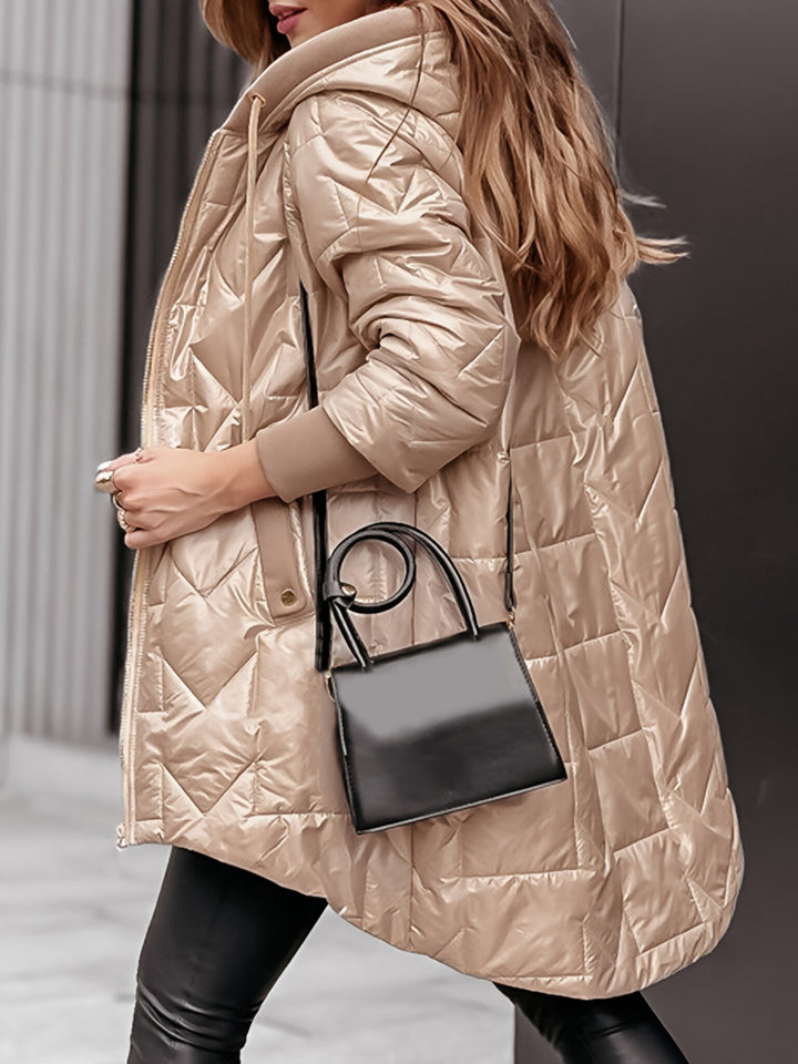 Ella - Wattierte Jacke mit Reißverschluss