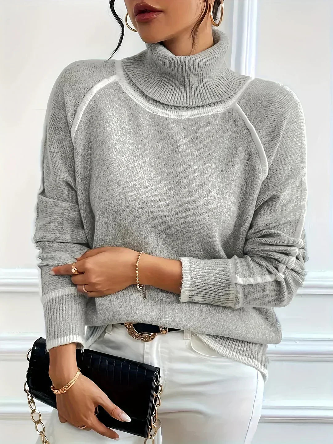 Ellani - Kuscheliger Turtleneck-Pullover für Damen