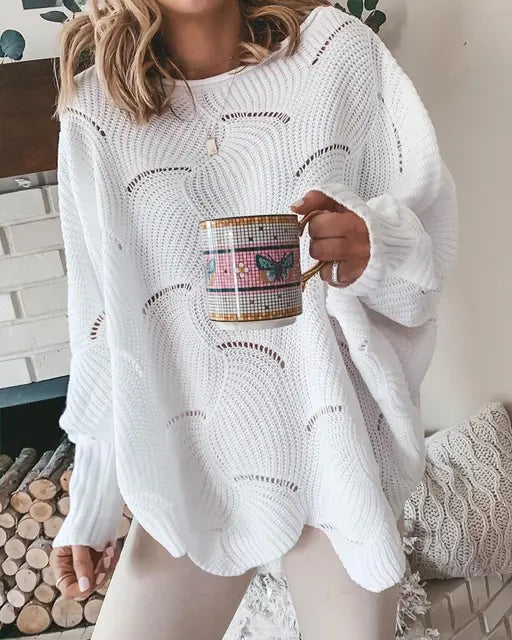 Elodie - Sweatshirt mit ausgehöhlten Ecken