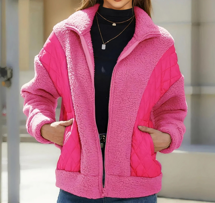 Eloise - Fleece wattierte warme Winterjacke