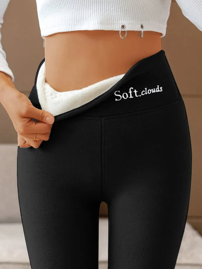 Elysia | Fleece Leggings Frauen – Warm, Bequem & Stretchy für den Winter 2