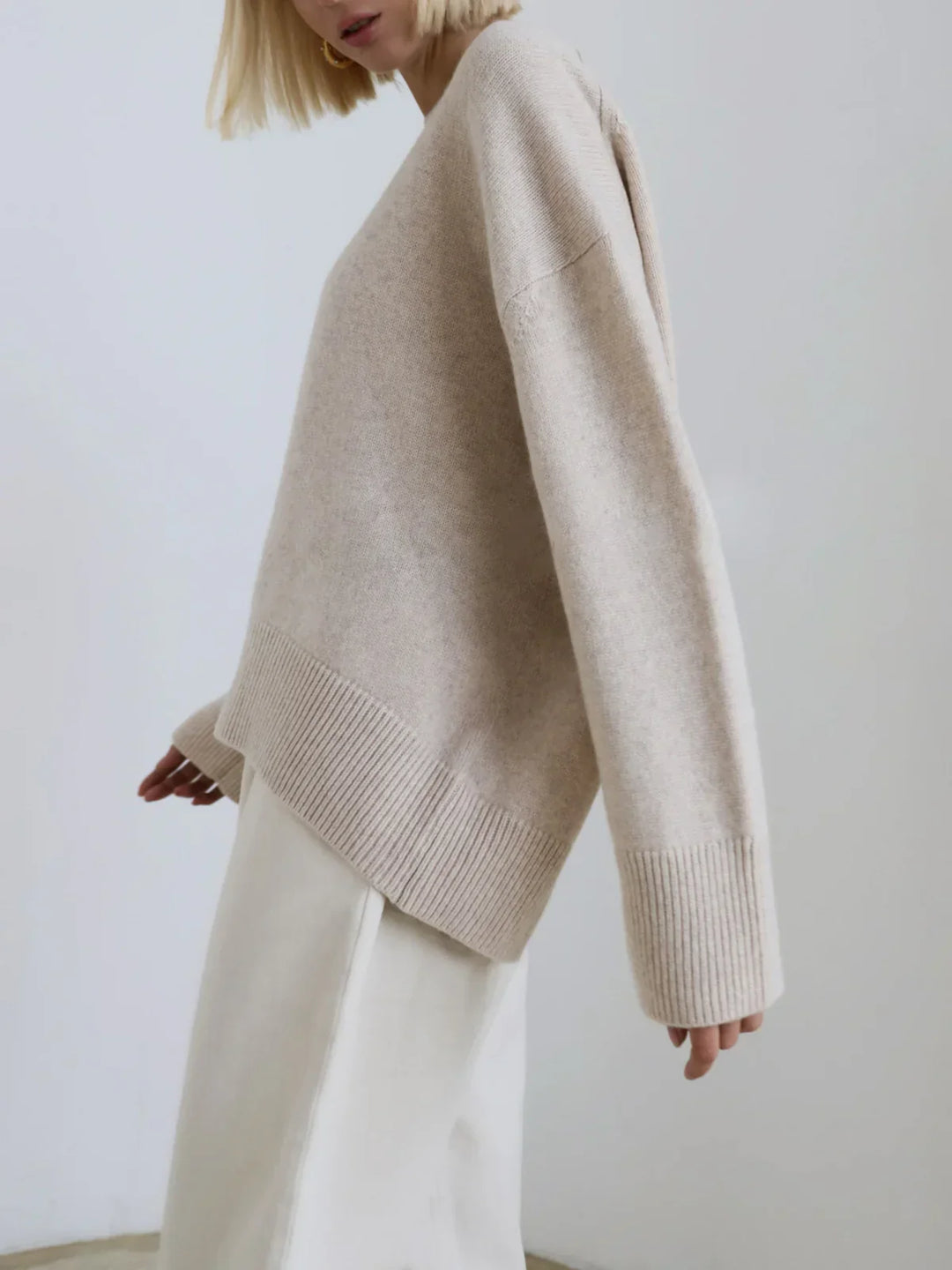 Emily - Damen Strickpullover Komfortabel