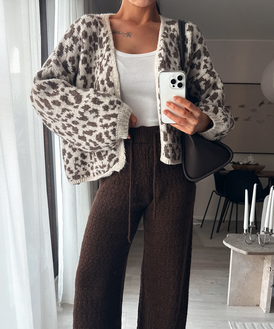 Strickhose Lilya Uni Braun