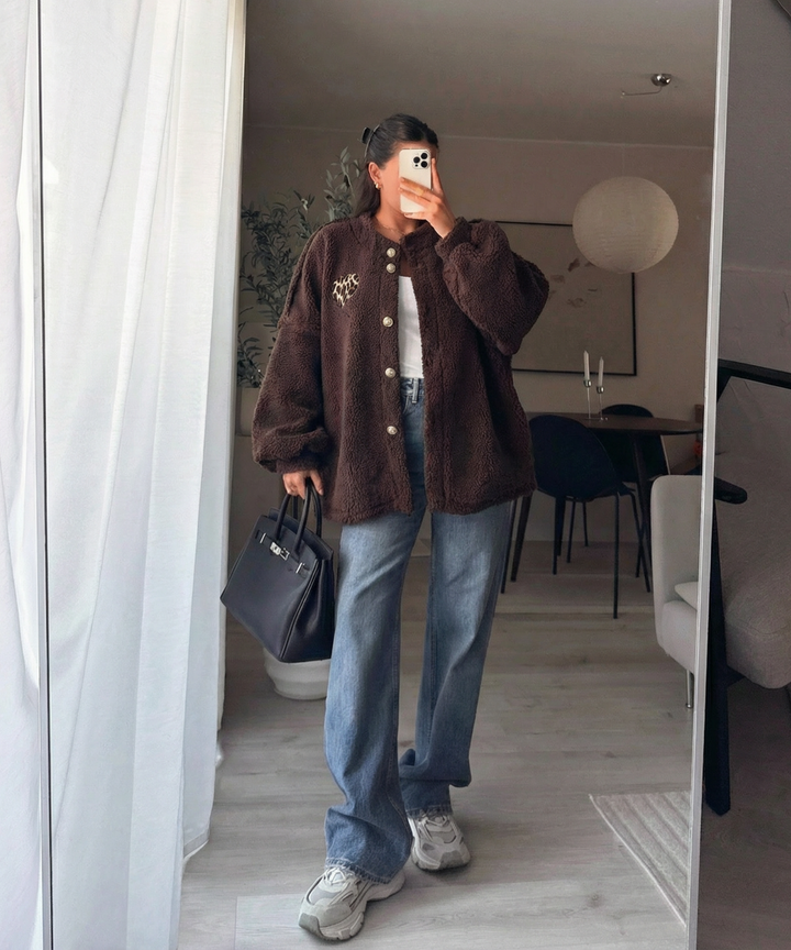 Teddyjacke Traiana Braun Ladypolitan ♡