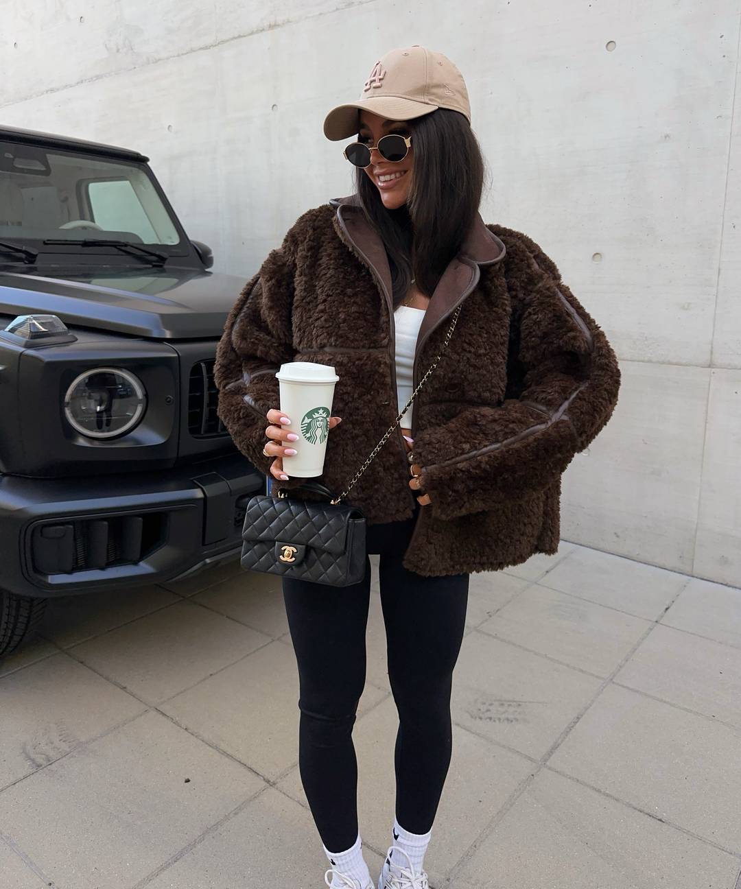 Teddy Fell Jacke Gania Braun Ladypolitan ♡