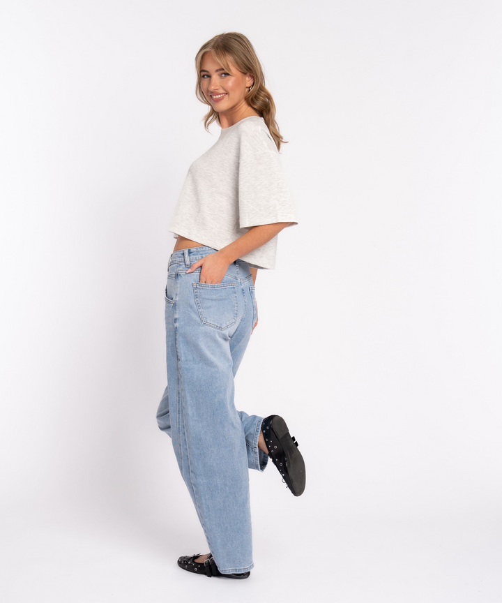 Barrel Jeans Miranda Hellblau Ladypolitan ♡