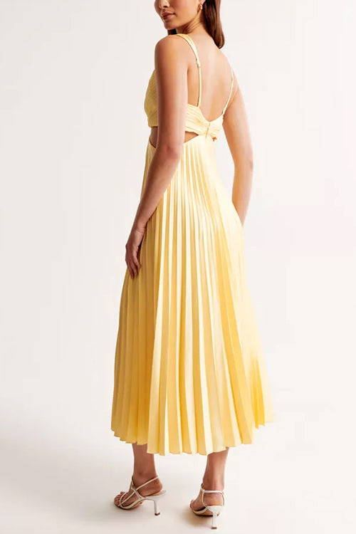 Falten Maxi Kleid | Piper