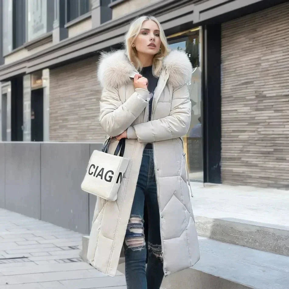 Fara – Damen Daunenmantel im Italienischen Stil