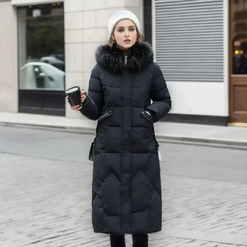 Fara – Damen Daunenmantel im Italienischen Stil