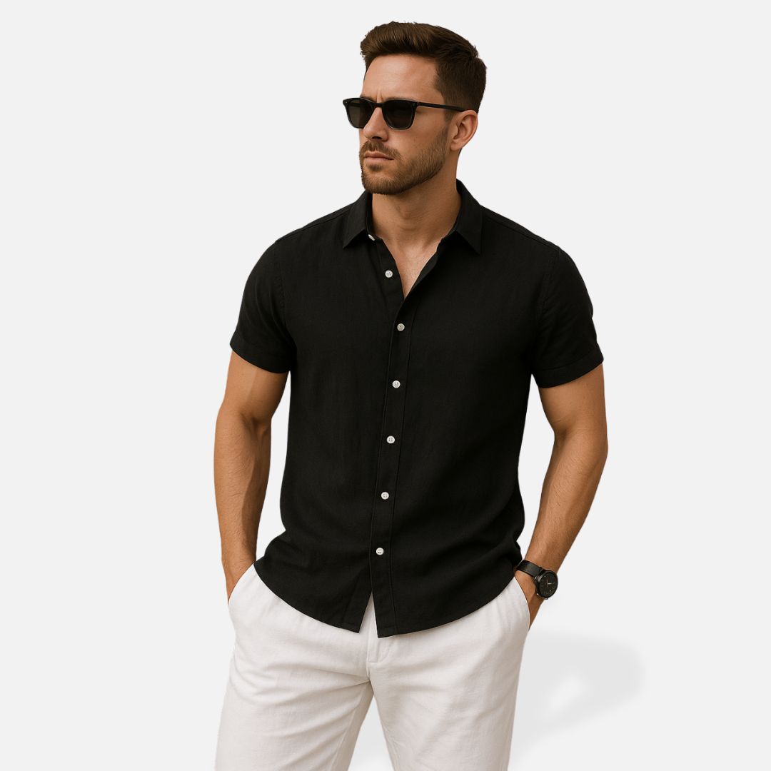 Elias – Men's Old Money Linen Summer Set - Image 1