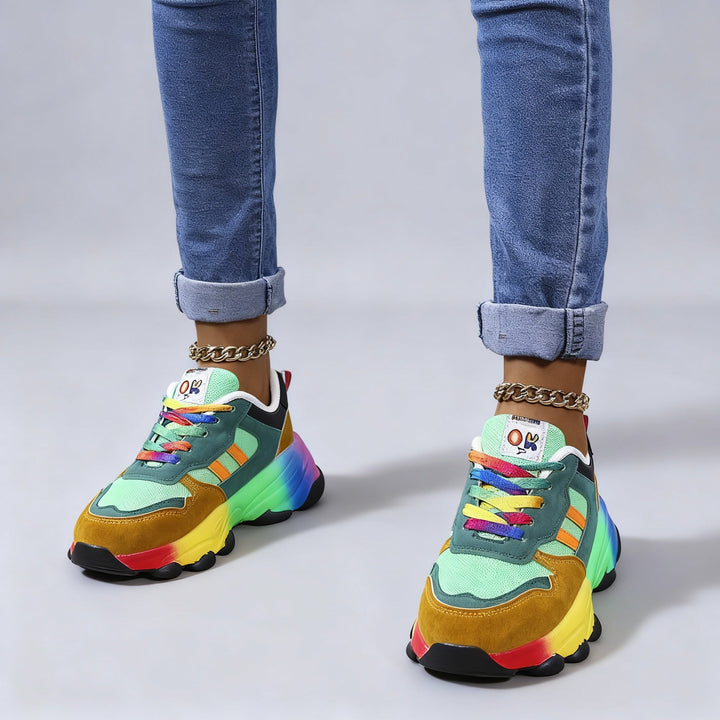 Flora | Ultraleichte, mehrfarbige Sneaker