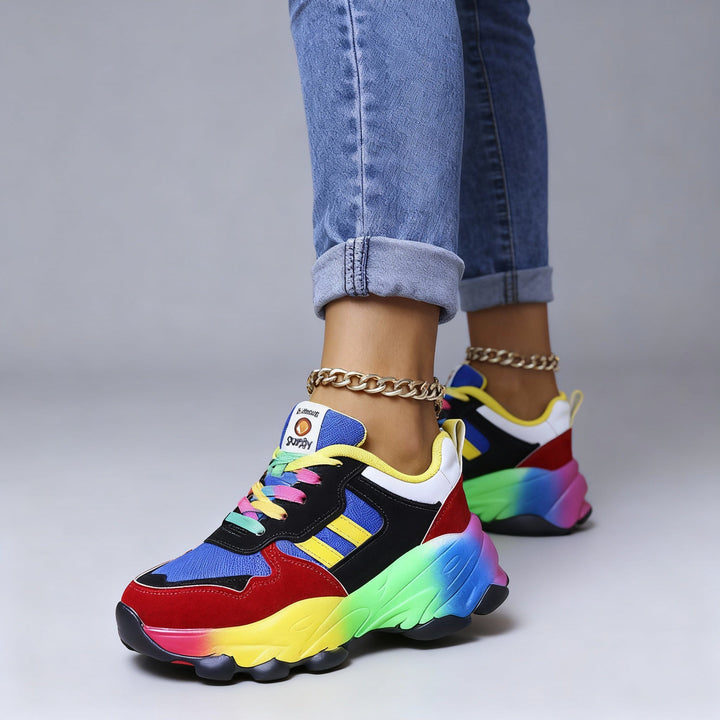 Flora | Ultraleichte, mehrfarbige Sneaker