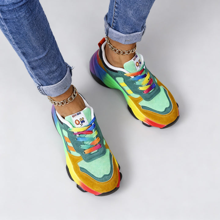 Flora | Ultraleichte, mehrfarbige Sneaker