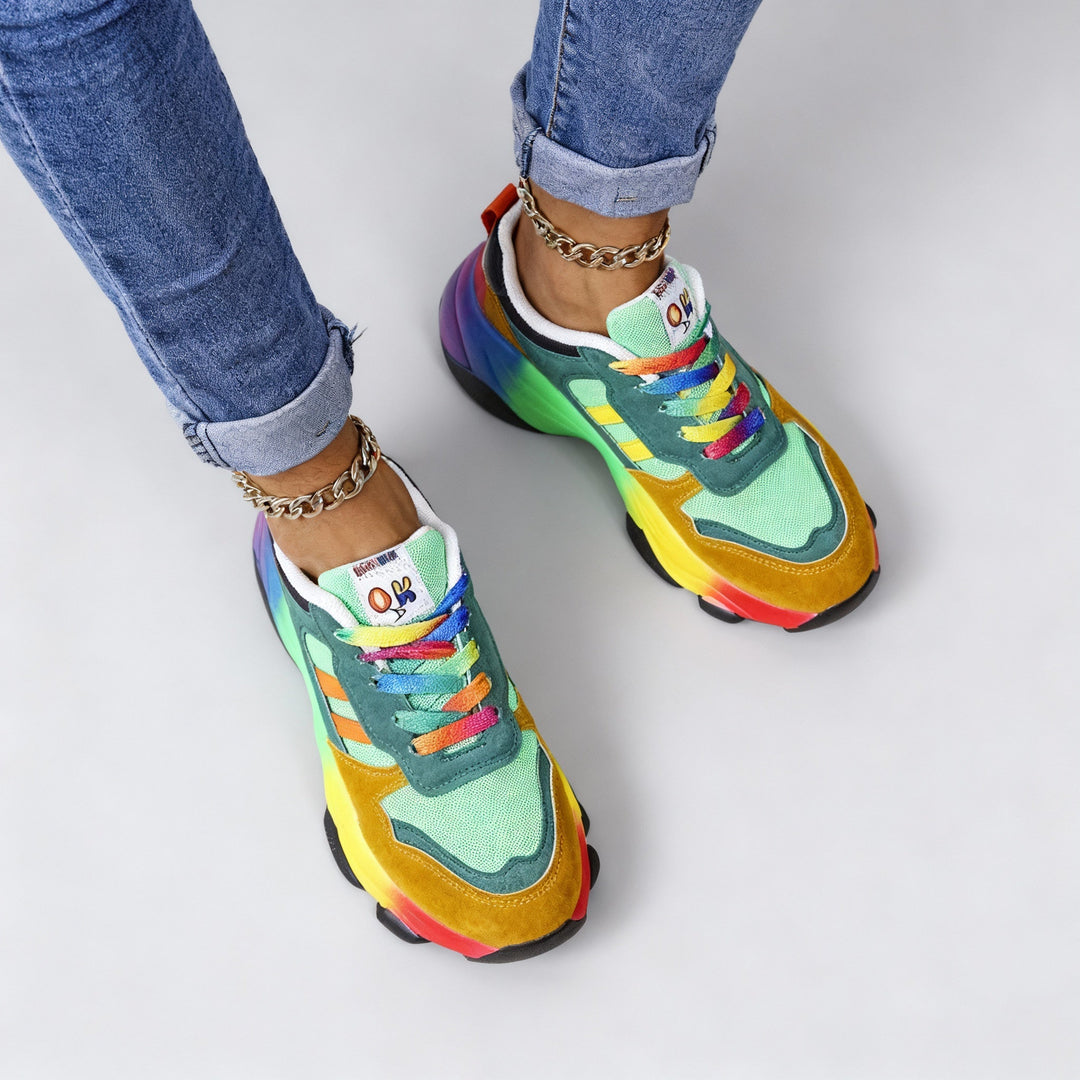 Flora | Ultraleichte, Stoßdämpfende Damen Sneaker – Mehrfarbig &amp; Komfortabel 4