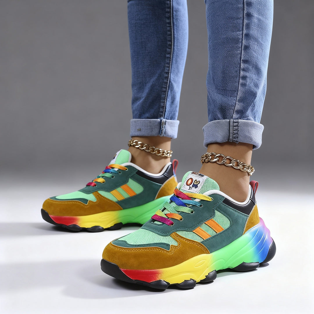 Flora | Ultraleichte, Stoßdämpfende Damen Sneaker – Mehrfarbig &amp; Komfortabel 6