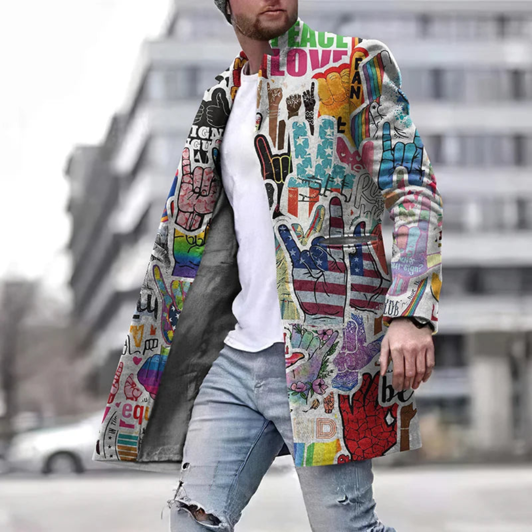 Franco | Vielseitige Jacke mit Grafikdesign 0