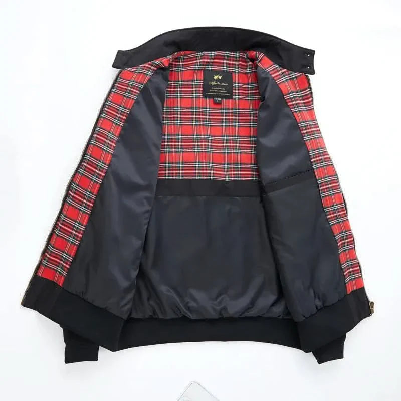 Frühlingsjacke Herren | Karo-Futter & Cleanes Design