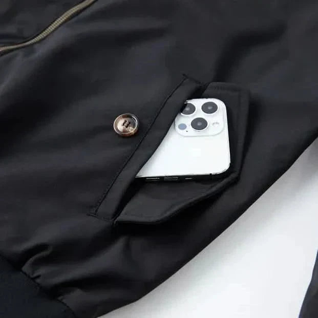 Frühlingsjacke Herren | Karo-Futter & Cleanes Design