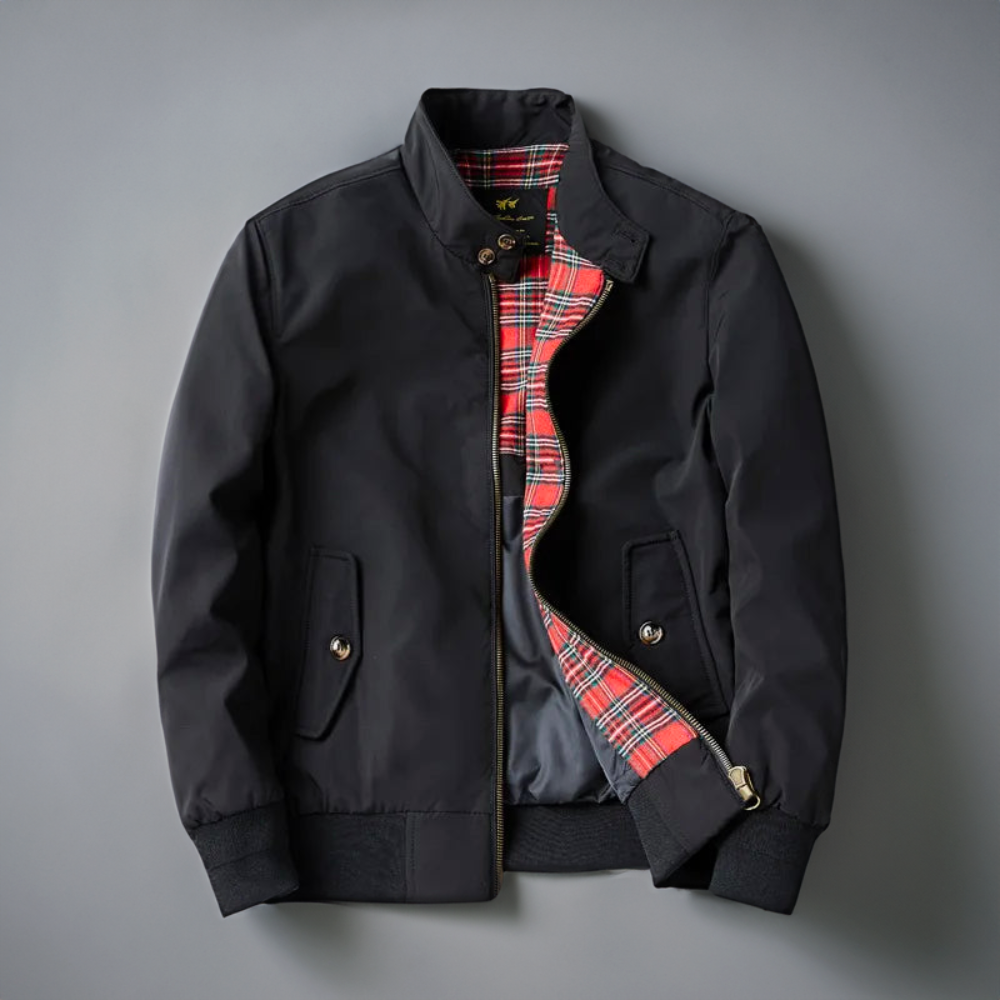 Frühlingsjacke Herren | Karo-Futter & Cleanes Design