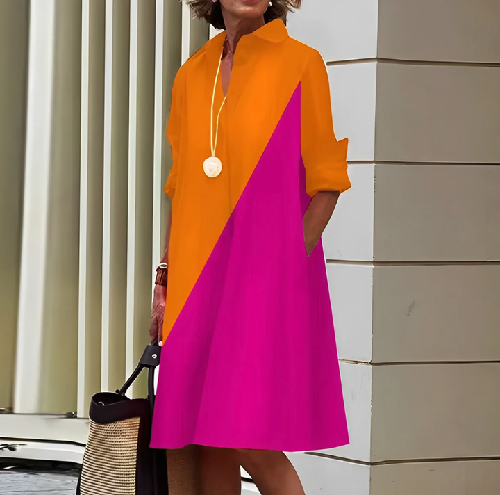 Alissa - Stilvolles und bequemes Damen-Midikleid.