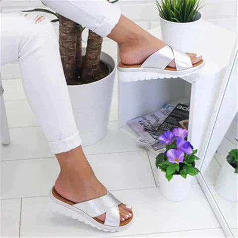 Christa | Damen Sommer Orthopädische Stil Sandalen
