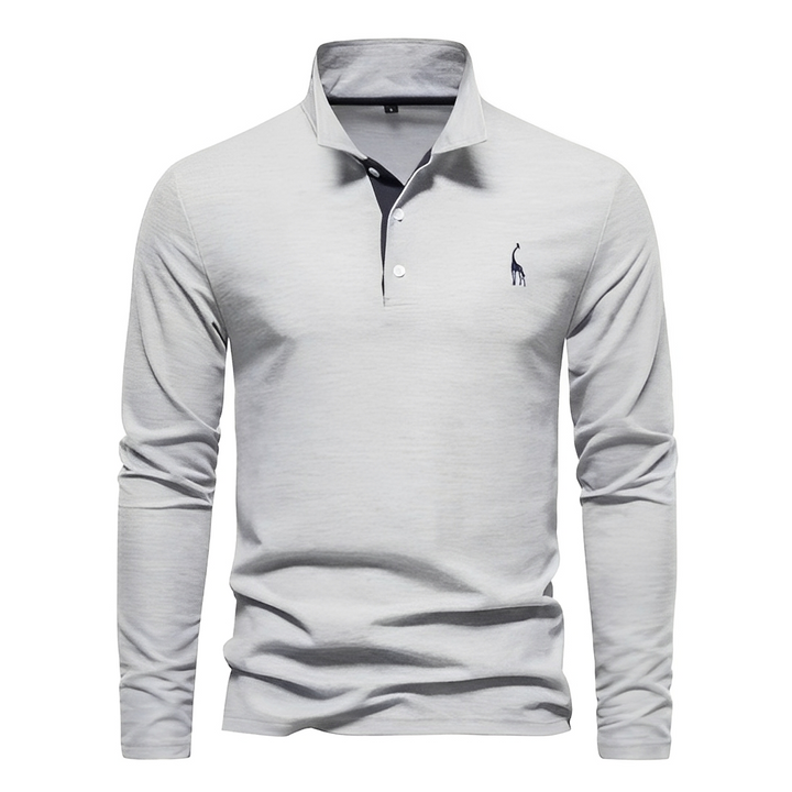 Antoine - Langarm-Polo für Herren
