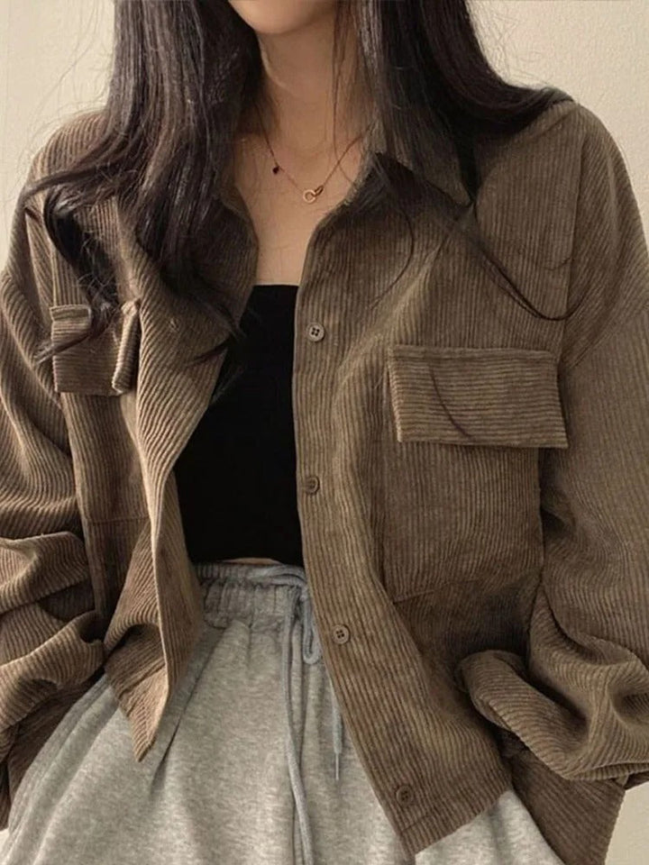 Gekürzte zeitlose Jacke für Frauen