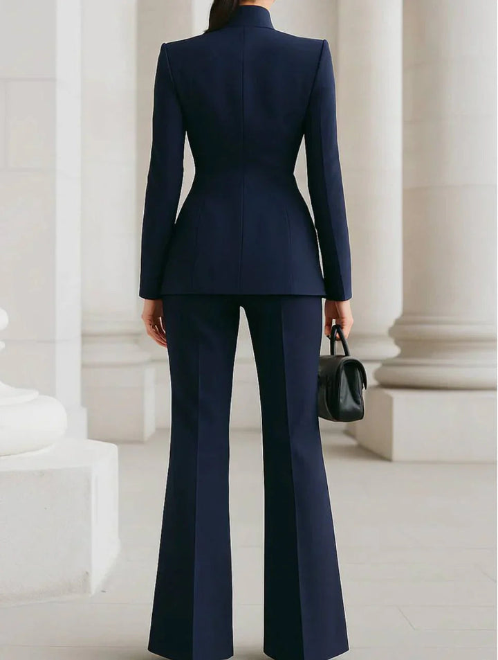 Gina | Eleganter Damenanzug Festlich mit Blazer und Palazzo-Hose 4