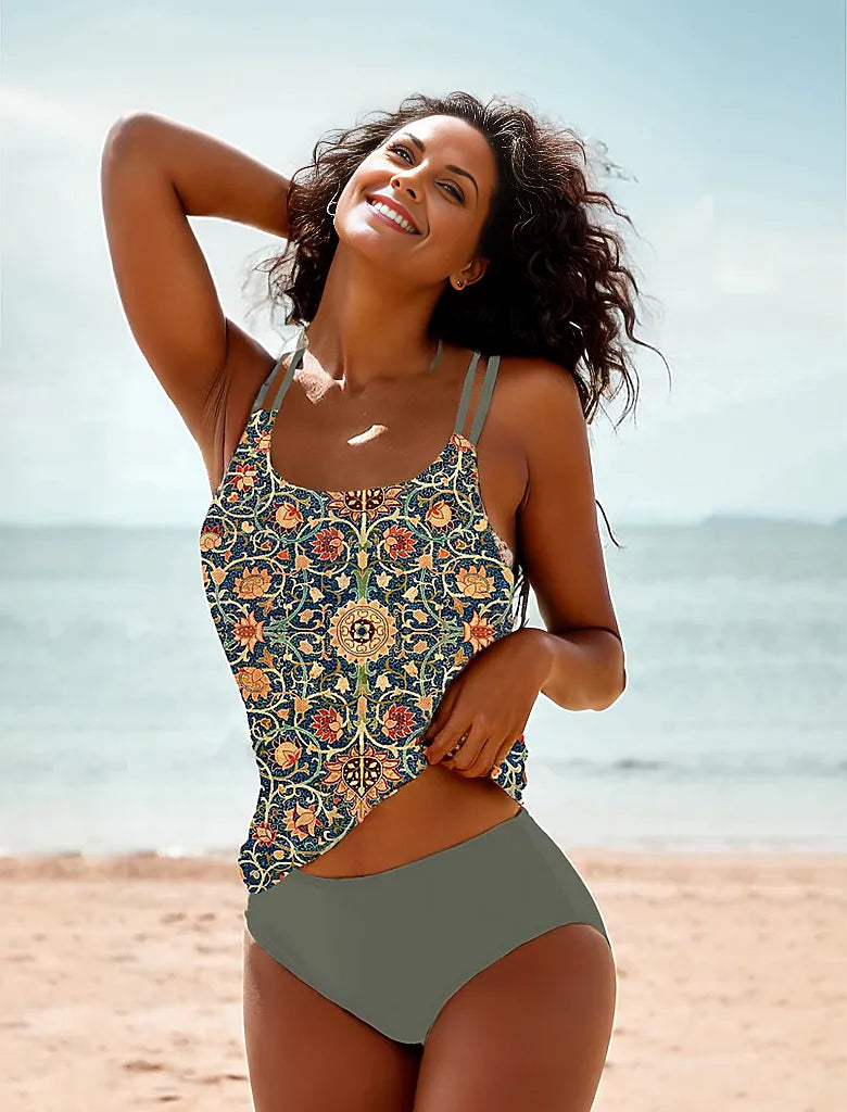 Glamouröses Maillot de bain mit Druck für Frauen - Nathalia
