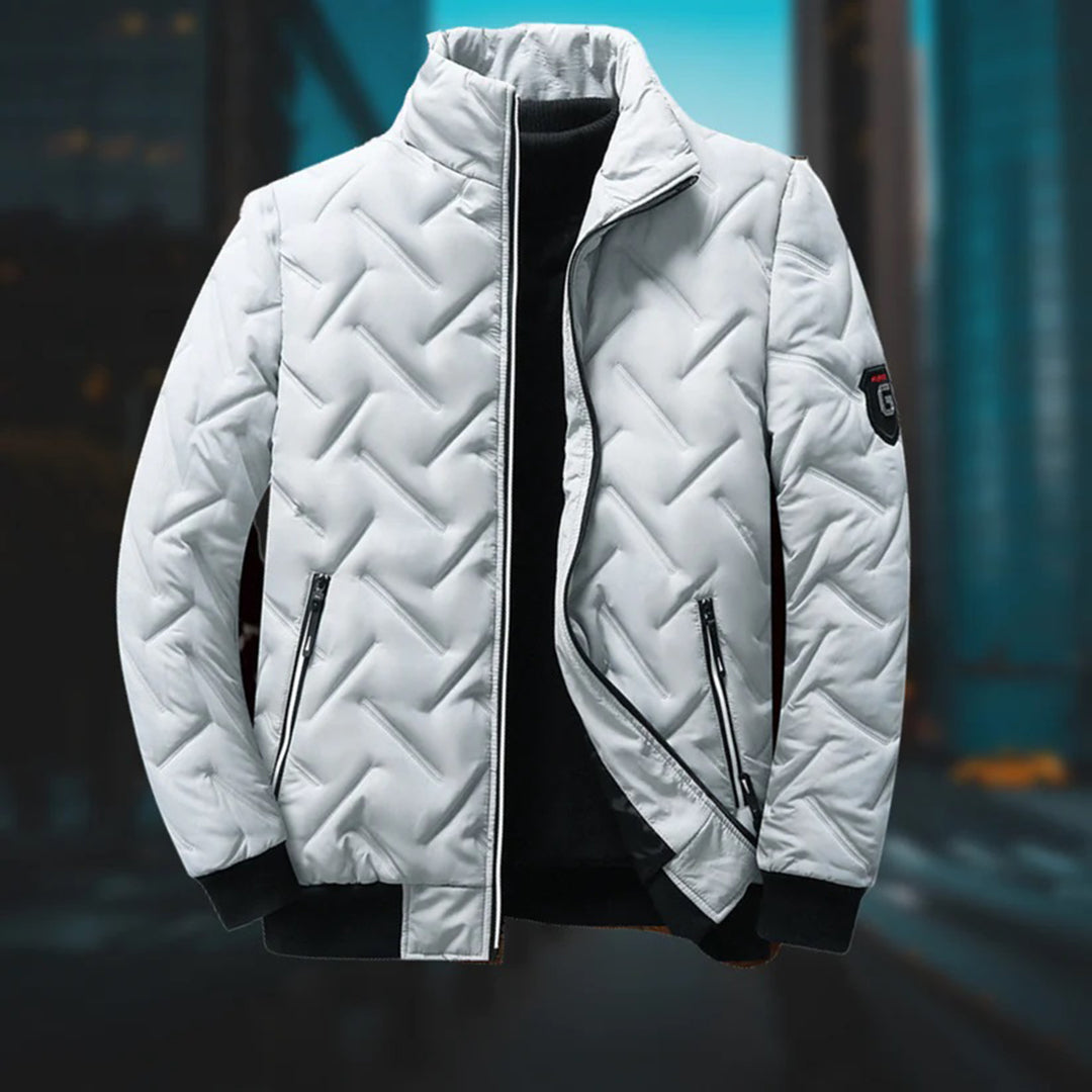 Steppjacke für Herren mit Stehkragen