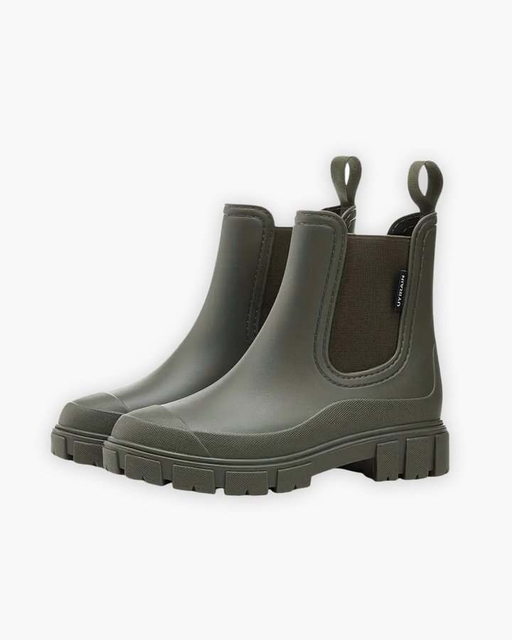 Chelsea Gummistiefel mit Profilsohle und wasserabweisend