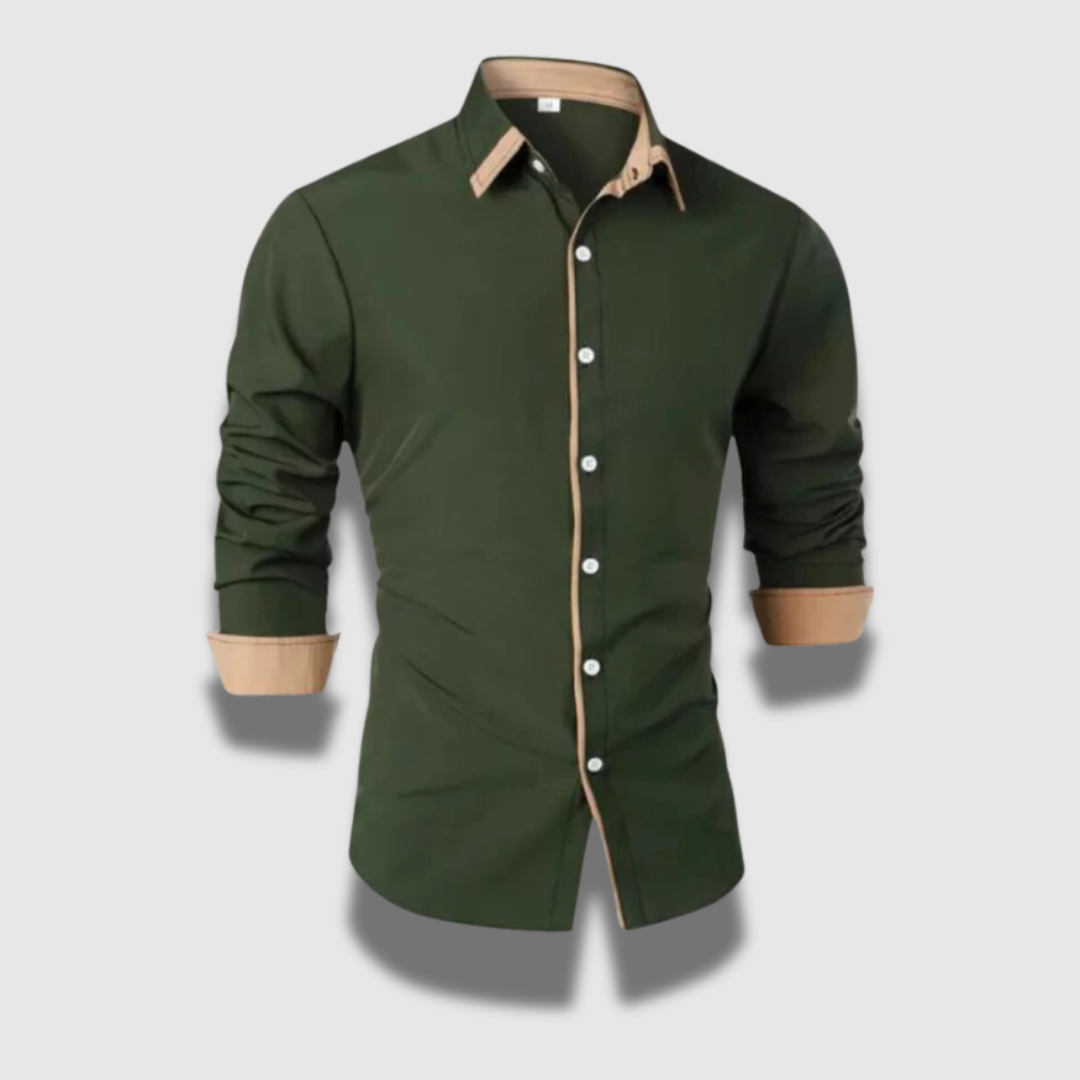 Camicia Uomo Leggera Traspirante Bottoni Classica