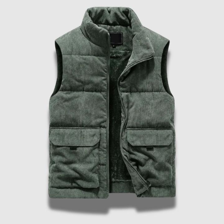 Gilet Uomo in Velluto a Coste Invernale Classico