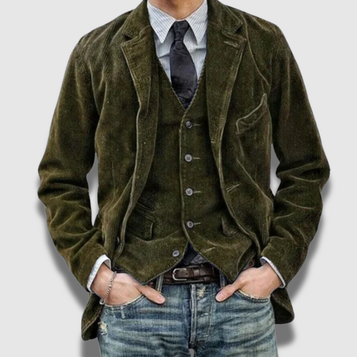 Gilet Blazer Uomo Sartoriale Vintage Classico Elegante