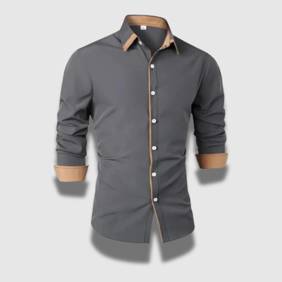 Camicia Uomo Leggera Traspirante Bottoni Classica