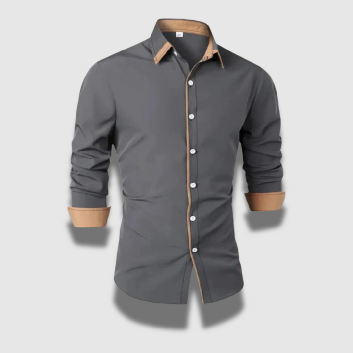 Camicia Uomo Leggera Traspirante Bottoni Classica