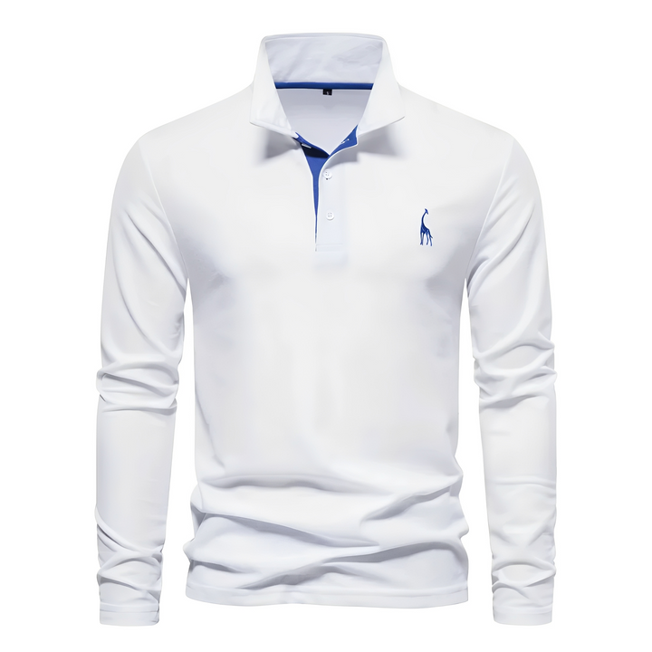 Antoine - Langarm-Polo für Herren
