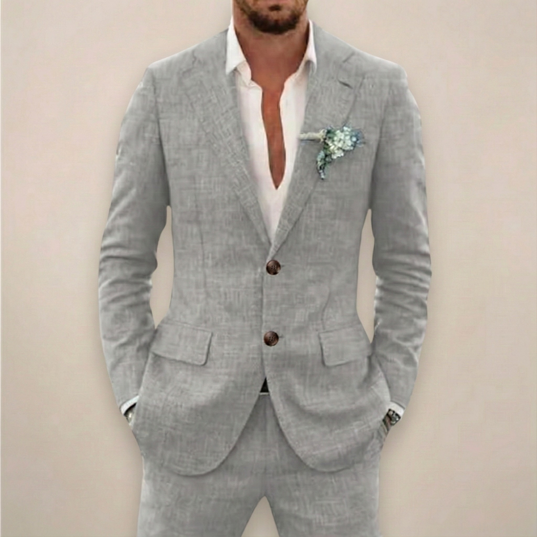 Karl | Herren Frühlings Slim-Fit Anzug Set
