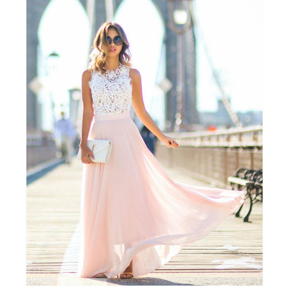 Kleid Spitze elegant Damen – Sommerkollektion