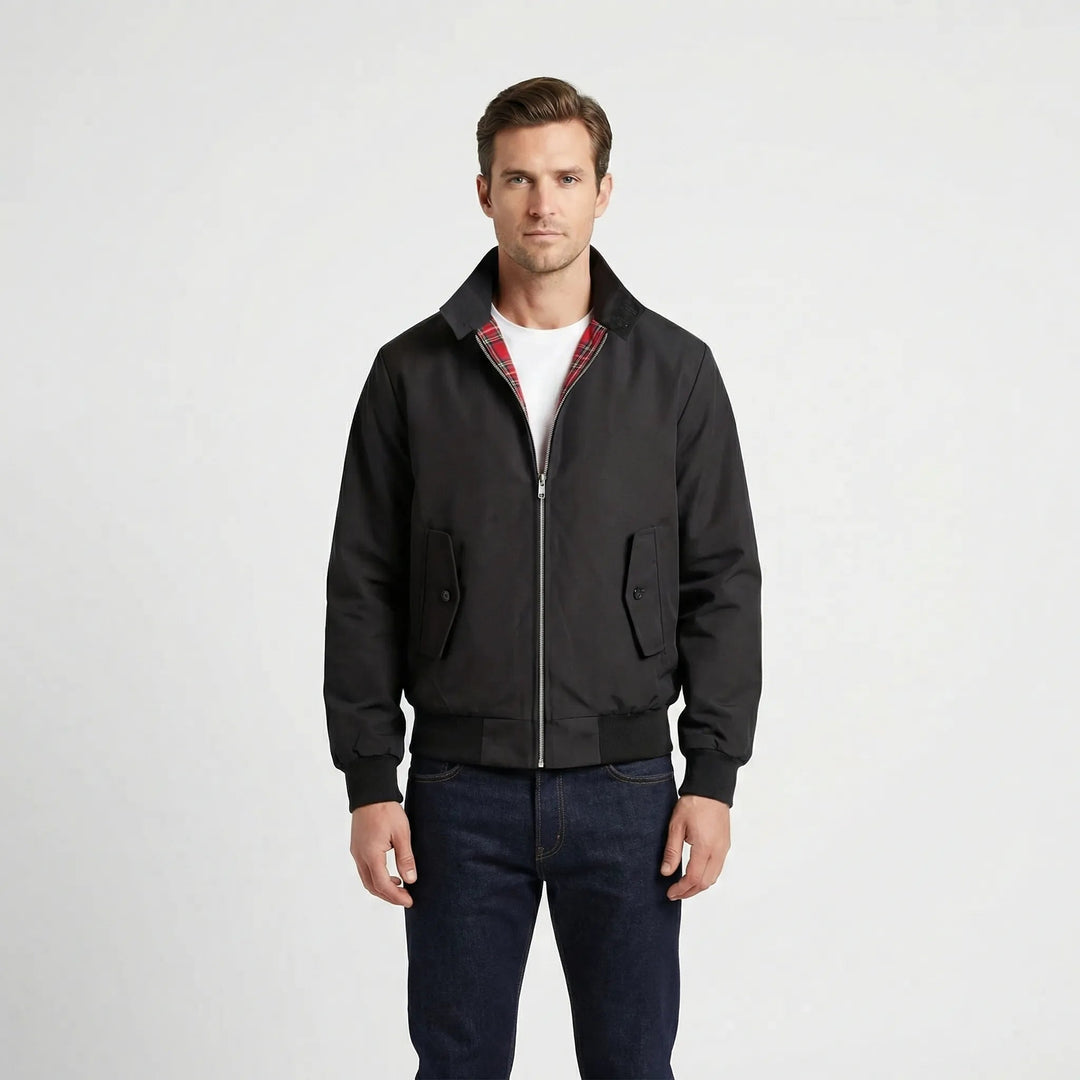 Harrington Jacke Herren | Reißverschluss & Stehkragen für smarten Look