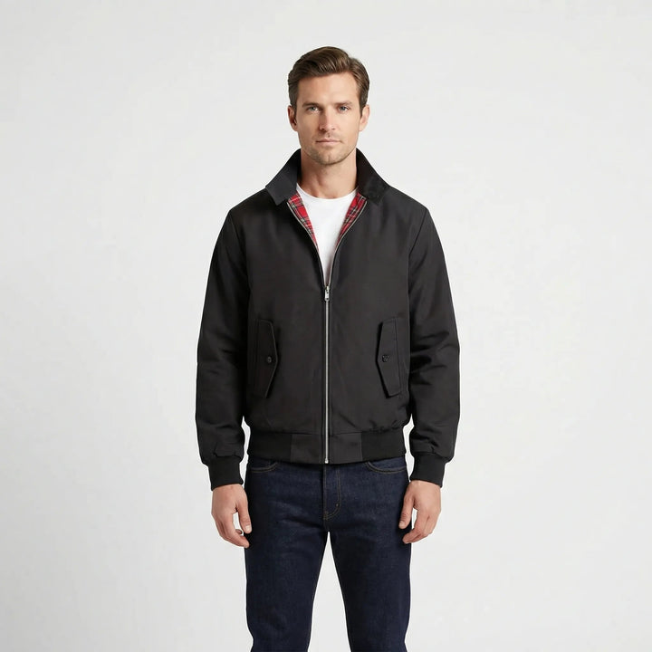 Harrington Jacke Herren | Reißverschluss & Stehkragen für smarten Look